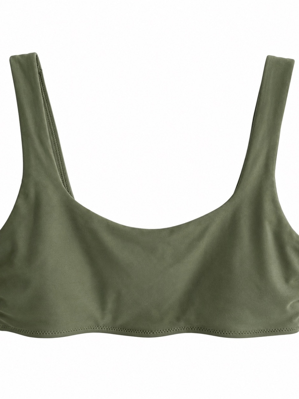 Aerie Olive Green Scoop Neck Bikini Top Size M
Like new